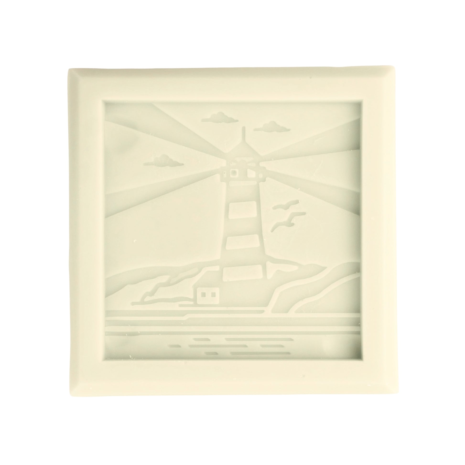 Crystal Sands & Driftwood Scented Wax Square (Lighthouse)