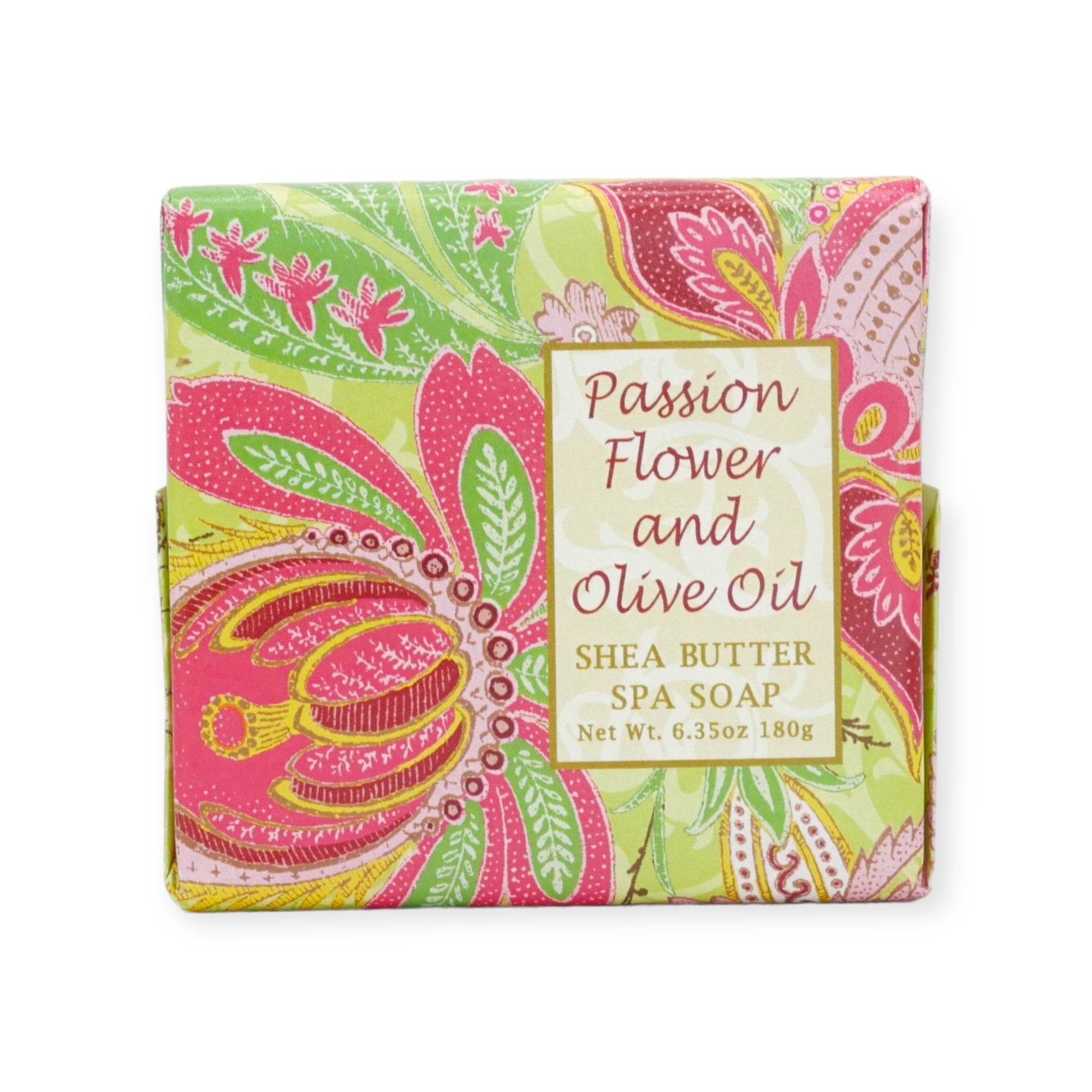Passion Flower & Olive Oil Shea Butter Spa Soap by Greenwich Bay Trading Co.
