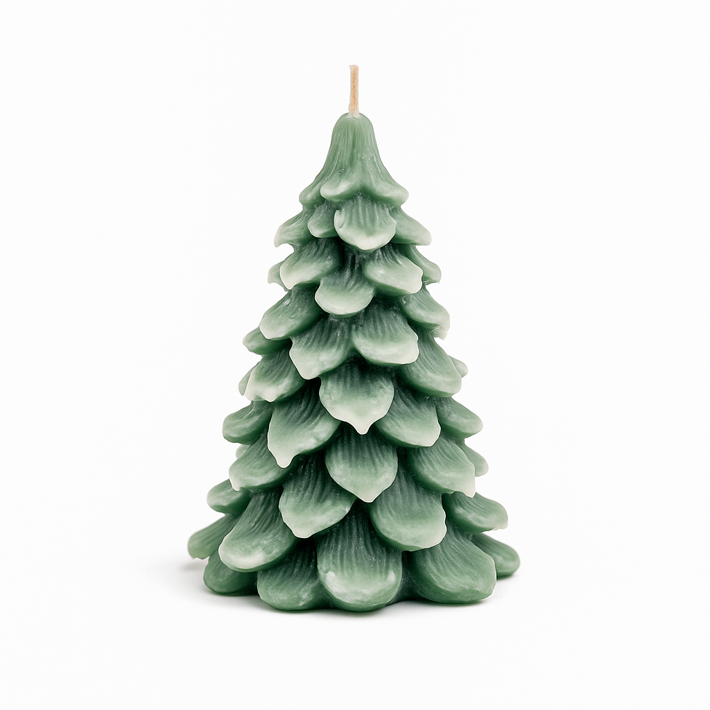 The Christmas Tree Candle - Made With 100% Beeswax