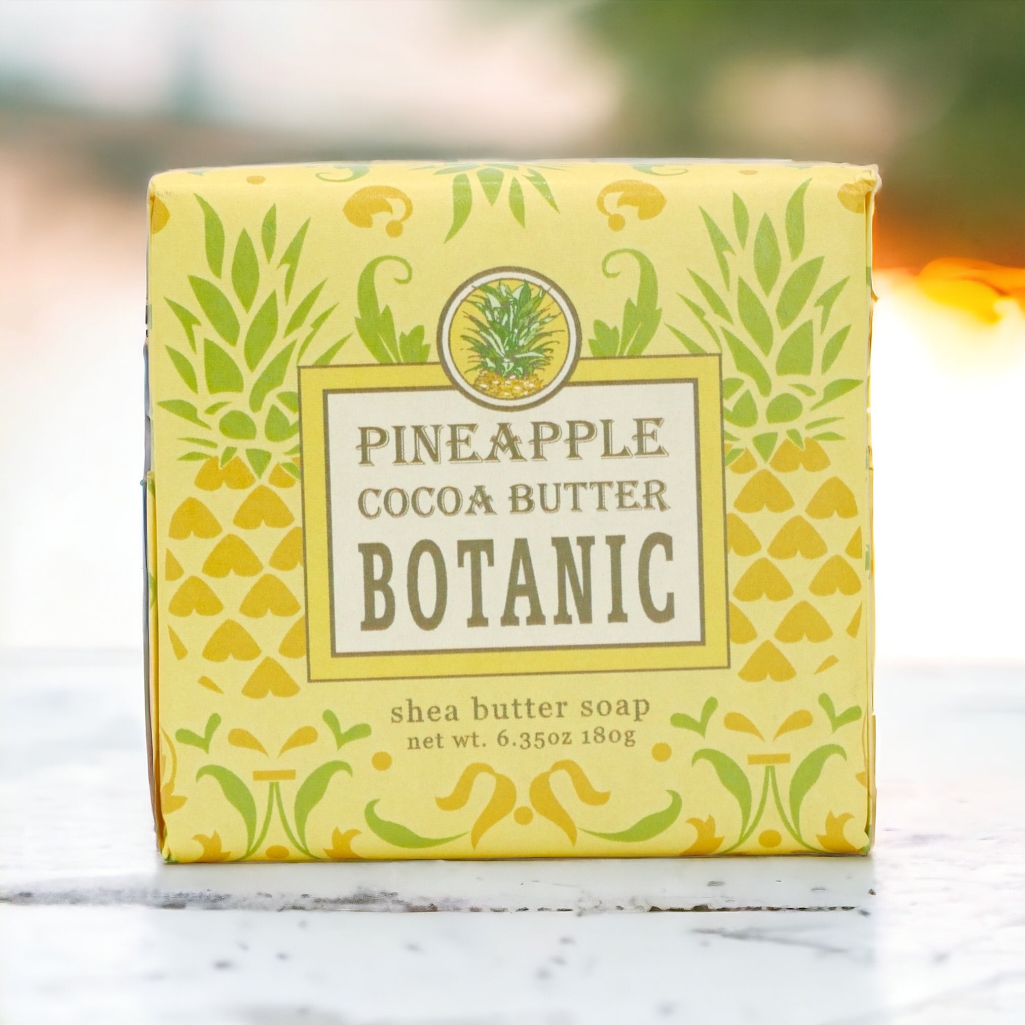 Pineapple Cocoa Butter Botanic Shea Butter Soap by Greenwich Bay Trading Co.