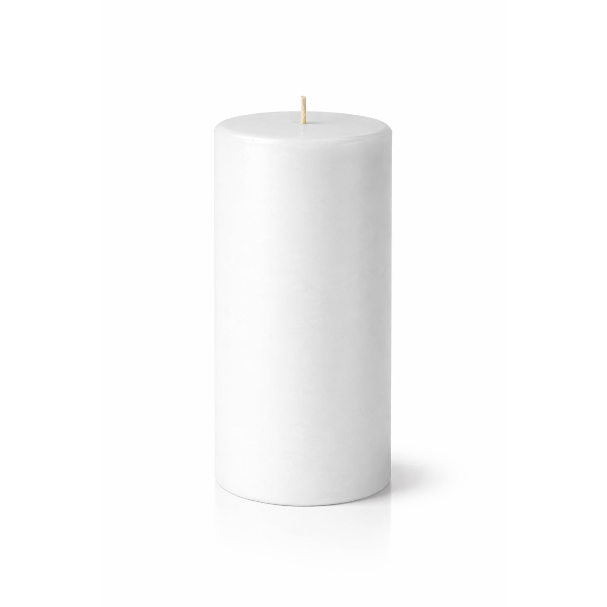 3x6 Pillar Candle - White