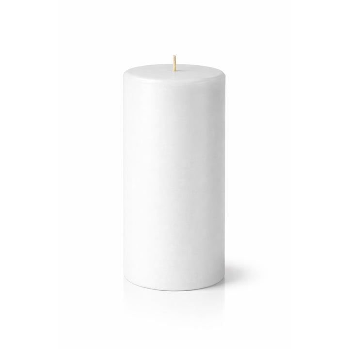 3x6 Pillar Candle - White