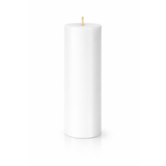 3x9 Pillar Candle - White