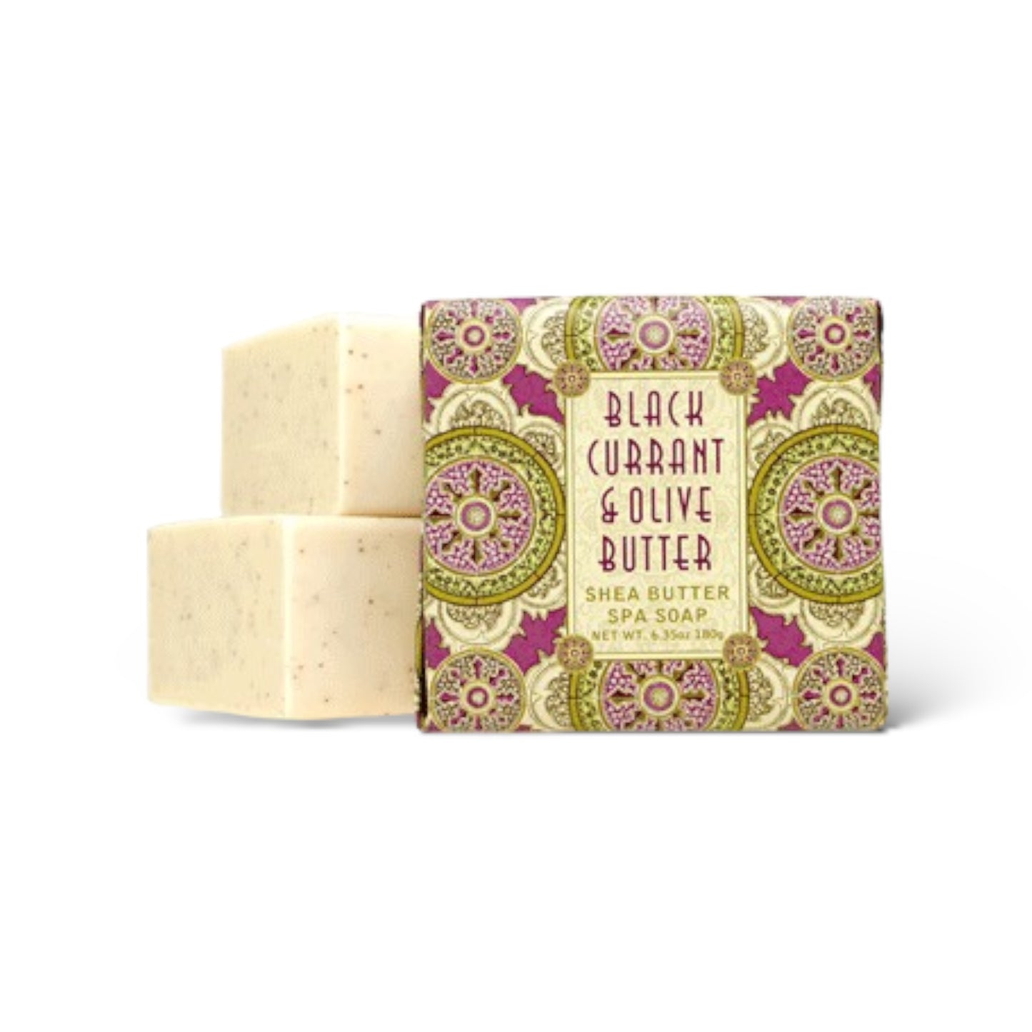 Black Currant & Olive Butter Shea Butter Spa Soap by Greenwich Bay Trading Co.