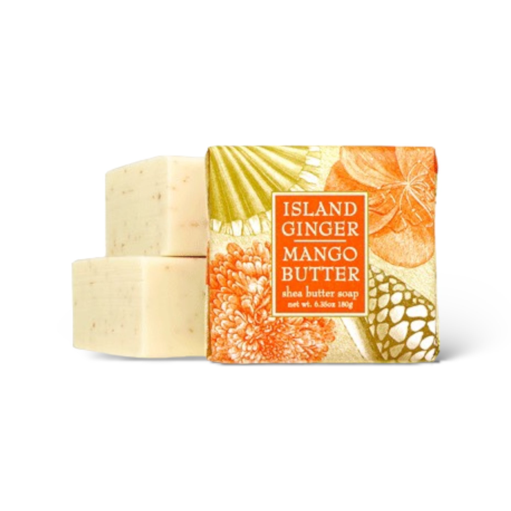 Island Ginger Mango Butter Shea Butter Soap by Greenwich Bay Trading Co.