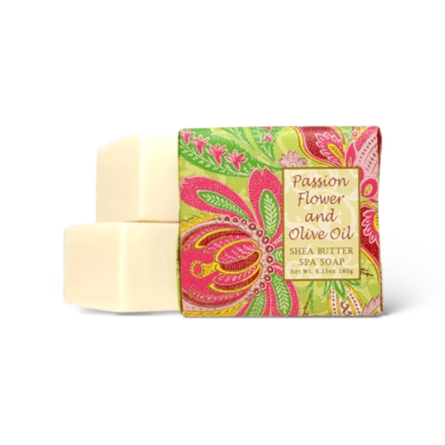 Passion Flower & Olive Oil Shea Butter Spa Soap by Greenwich Bay Trading Co.