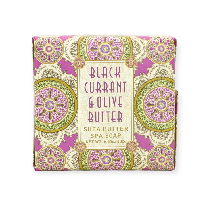 Black Currant & Olive Butter Shea Butter Spa Soap by Greenwich Bay Trading Co.