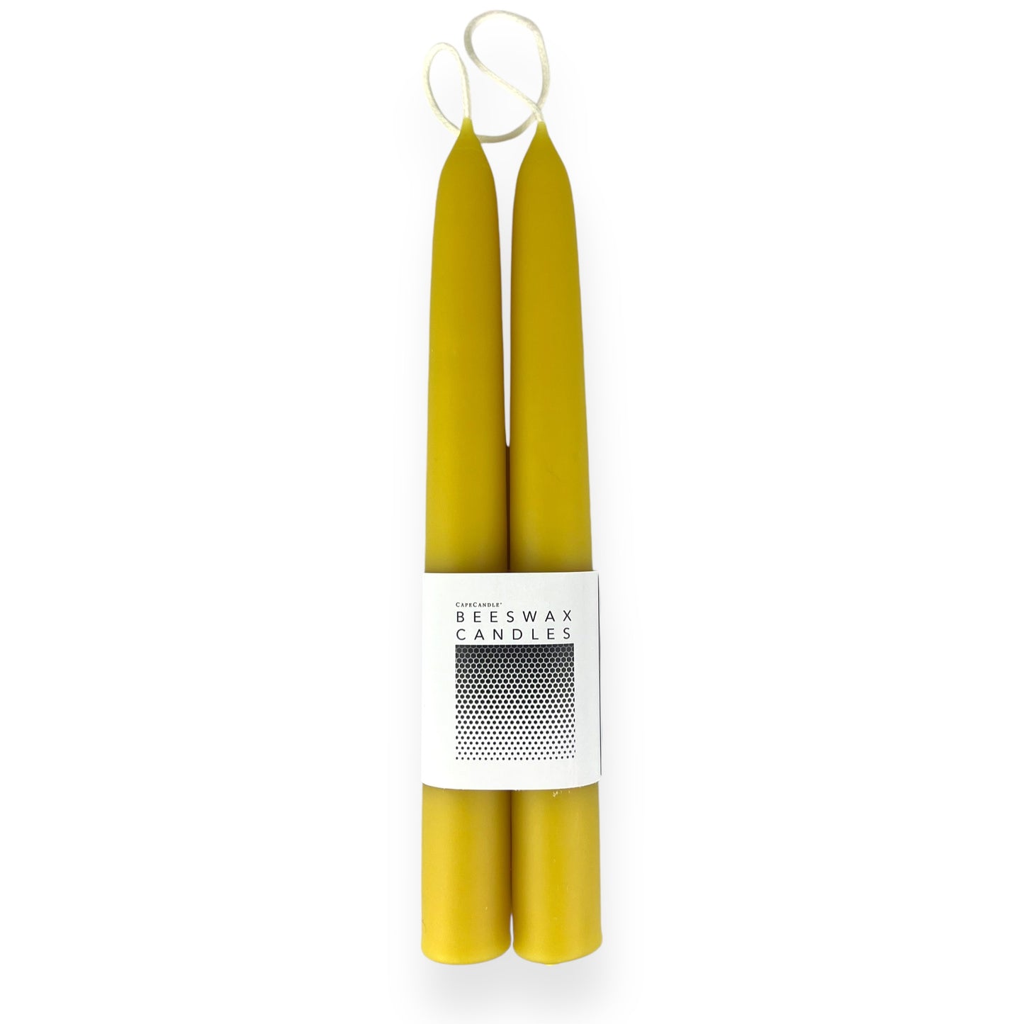 Hand-Dipped Beeswax Taper Candles (1 Pair) by Cape Candle