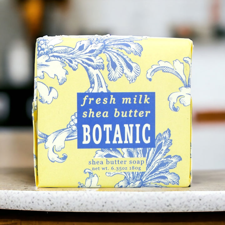 Fresh Milk Shea Butter Botanic Shea Butter Soap by Greenwich Bay Trading Co.