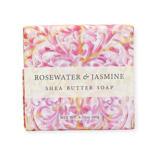 Rosewater & Jasmine Shea Butter Soap by Greenwich Bay Trading Co.