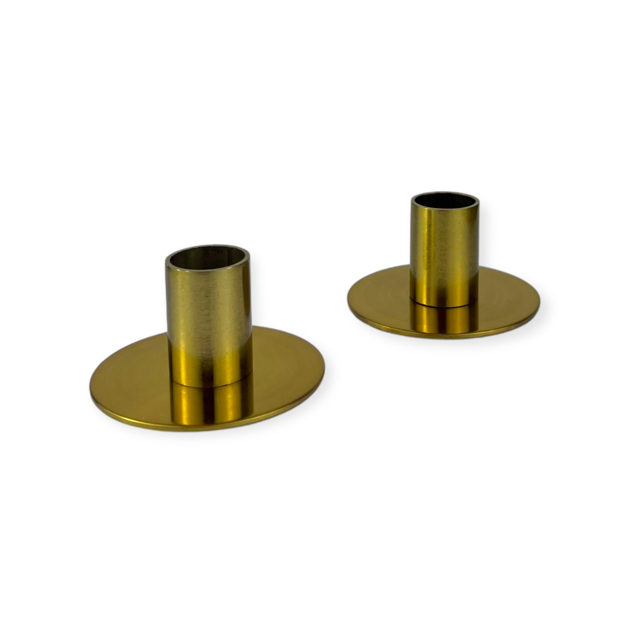 Small Gold Taper Holders (Pair)