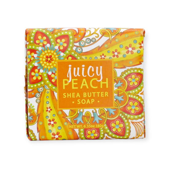 Juicy Peach Shea Butter Spa Soap by Greenwich Bay Trading Co.