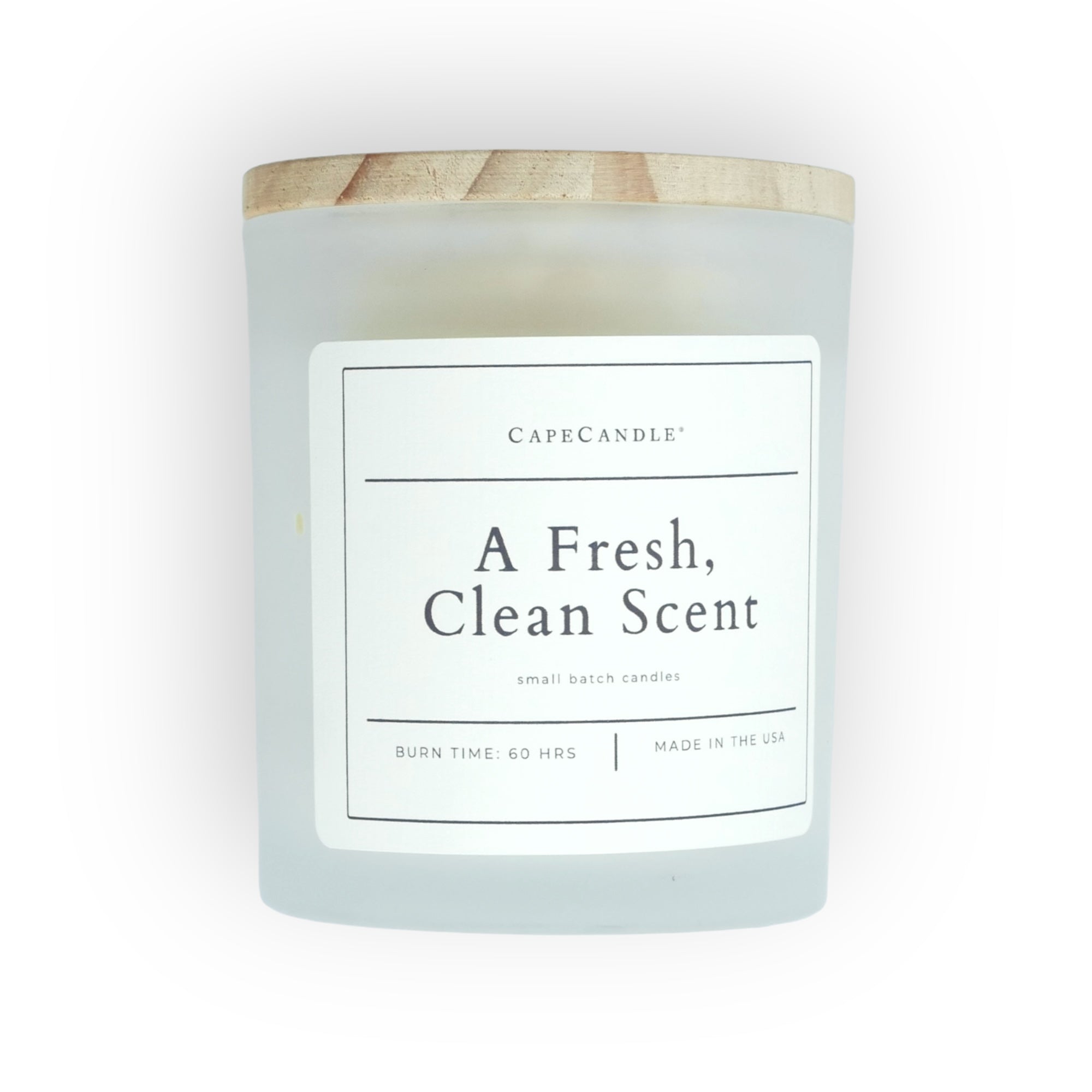 A Fresh, Clean Scent Small Batch Poured Candle