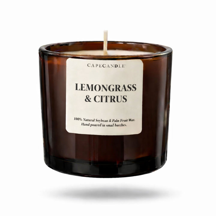 Lemongrass & Citrus Amber Jar Candle