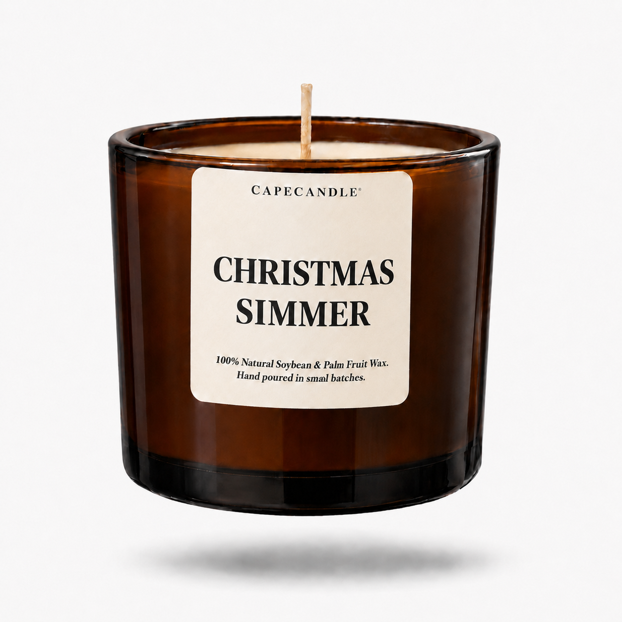 Christmas Simmer Amber Jar Candle