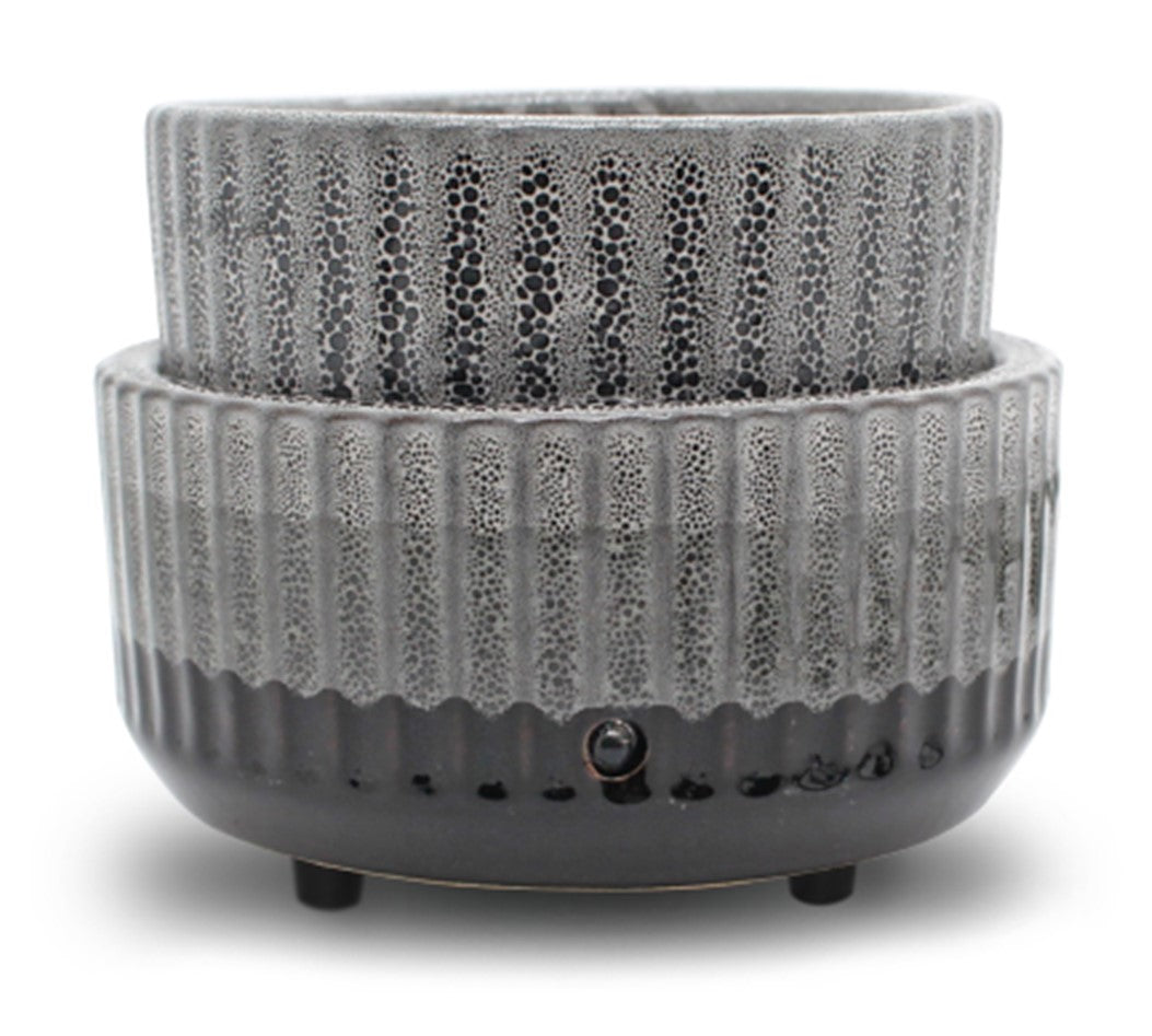 Black & Grey - Wax Warmer for Scented Wax Melts