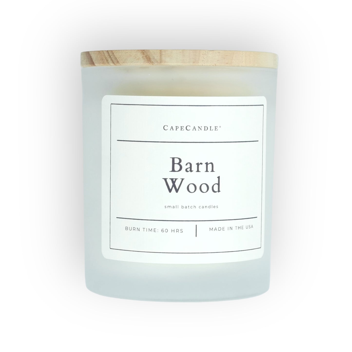 Barn Wood Small Batch Poured Candle