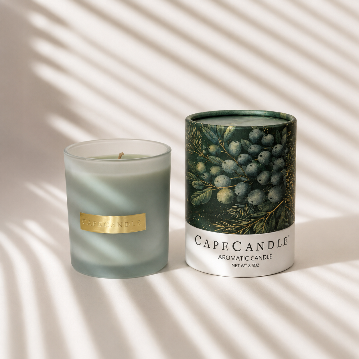 Bayberry Scented 8.5 oz Jar Candle By Cape Candle