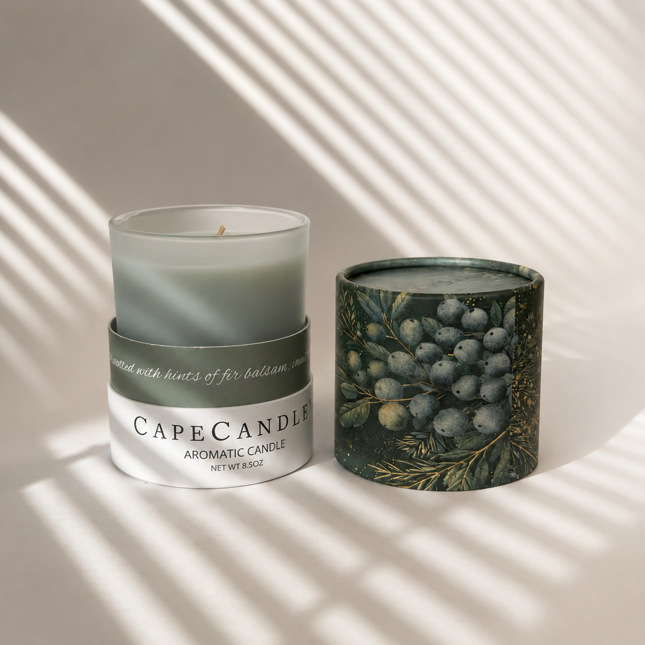 Bayberry Scented 8.5 oz Jar Candle By Cape Candle