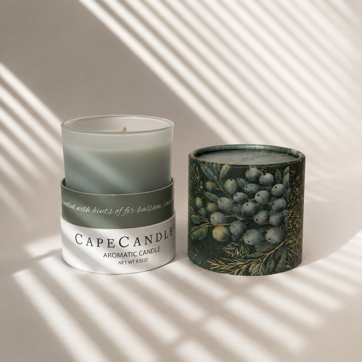 Bayberry Scented 8.5 oz Jar Candle By Cape Candle