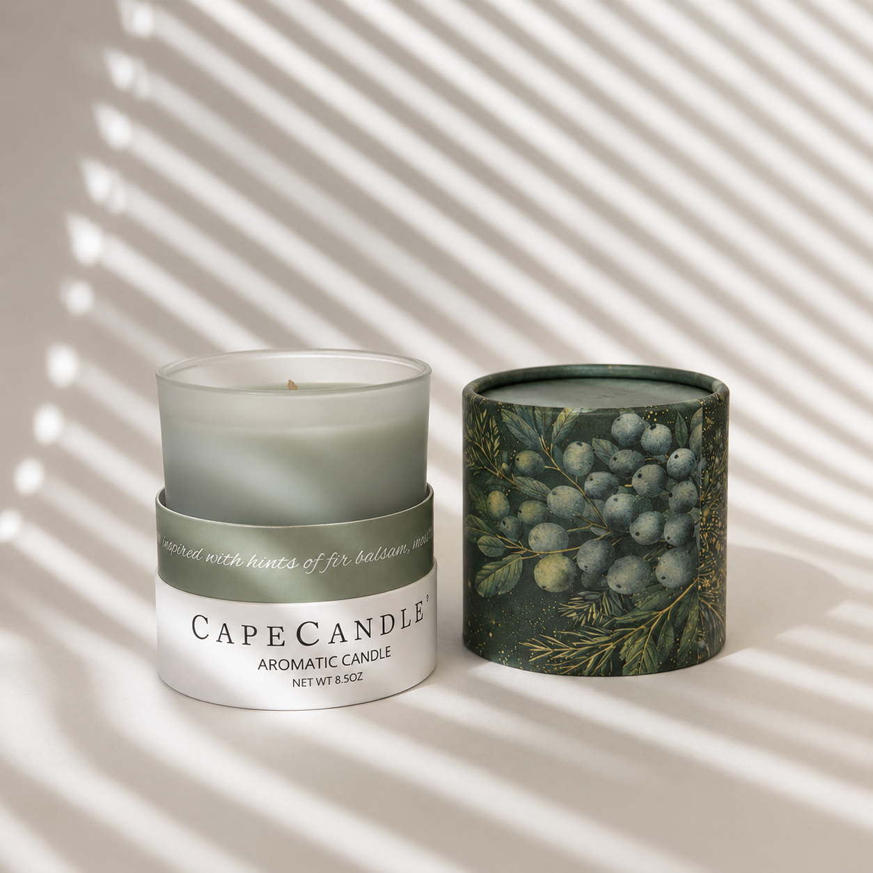 Bayberry Scented 8.5 oz Jar Candle by Cape Candle (Box of 6)