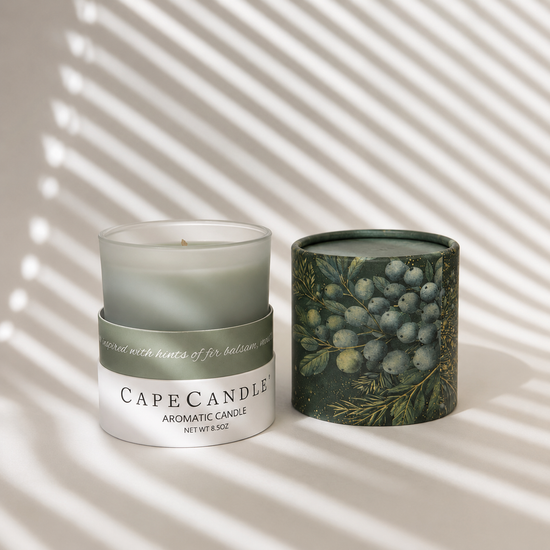 Bayberry Scented 8.5 oz Jar Candle by Cape Candle (Box of 6)