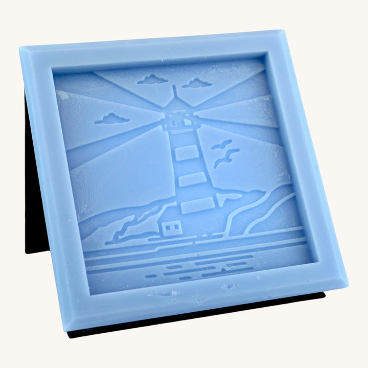 Blue Sage Scented Wax Square (Lighthouse)