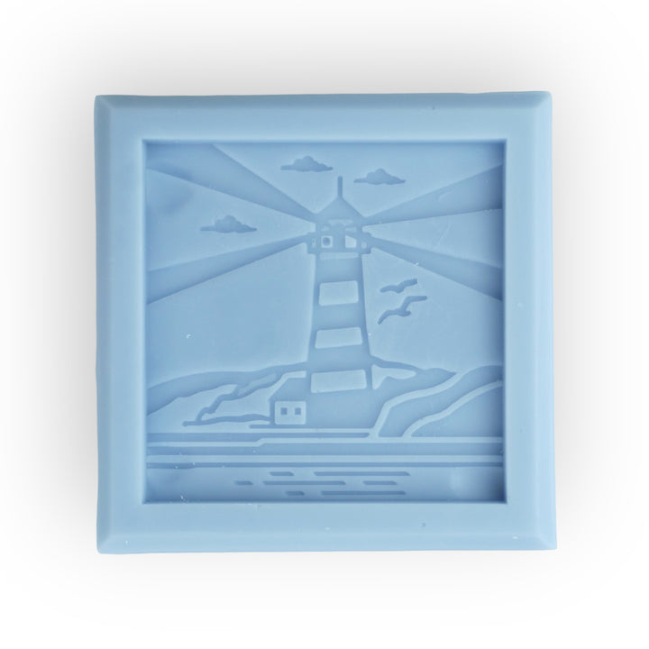 Blue Sage Scented Wax Square (Lighthouse)