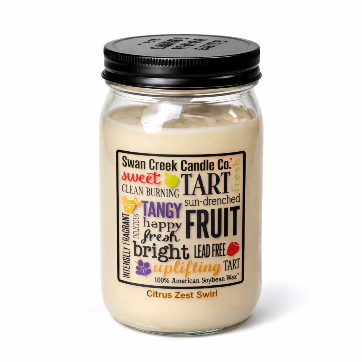 Swan Creek Pantry Jar - Citrus Zest Swirl
