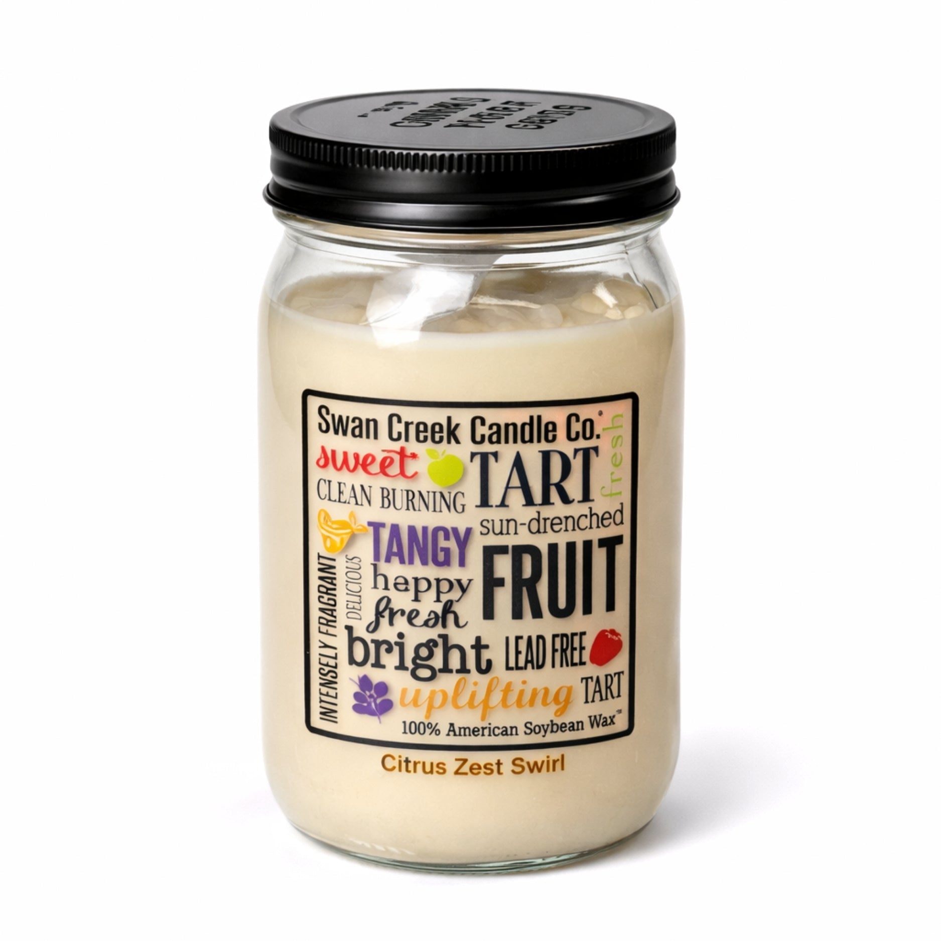 Swan Creek Pantry Jar - Citrus Zest Swirl