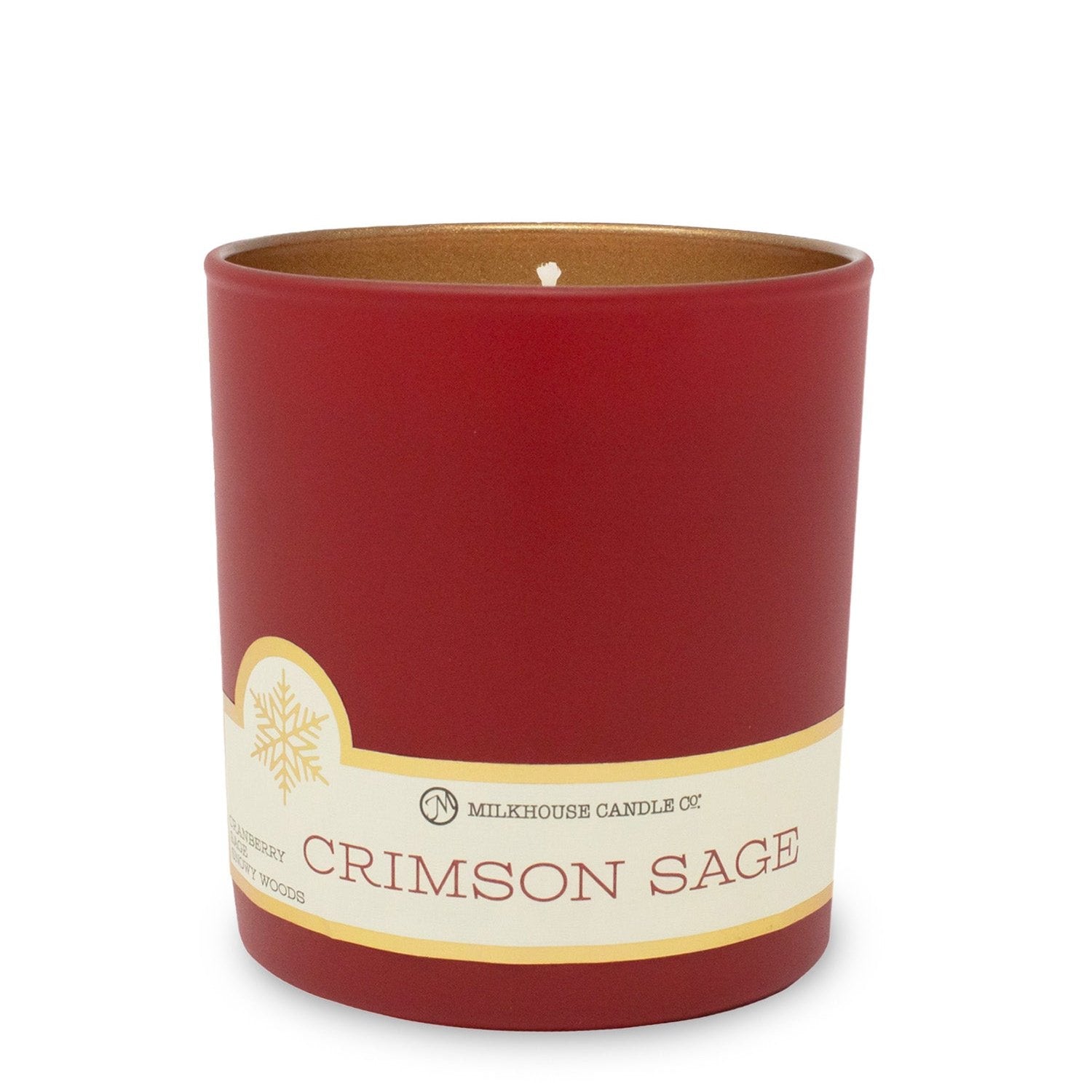 Crimson Sage 8oz Limited Edition Jar Candle by Milkhouse Candle Co.