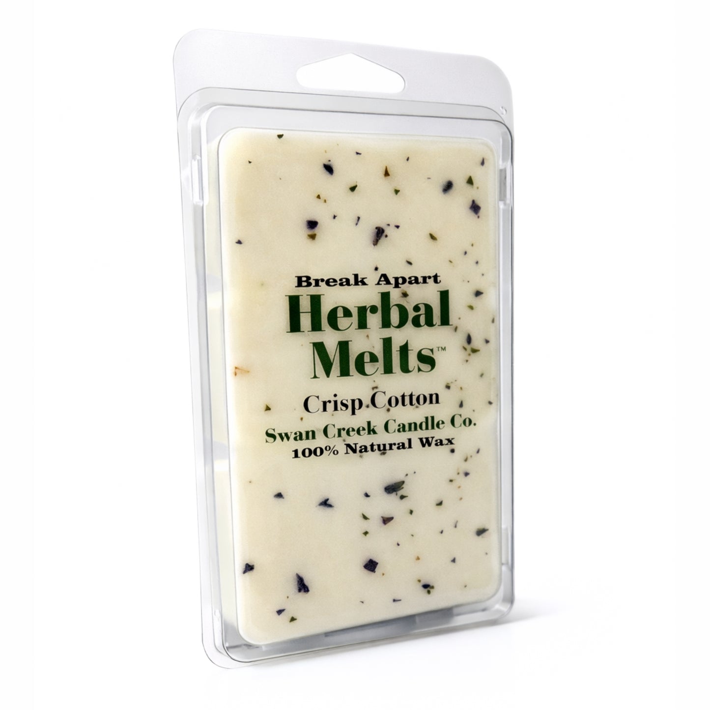 Herbal melts packaging with visible branding on a white background