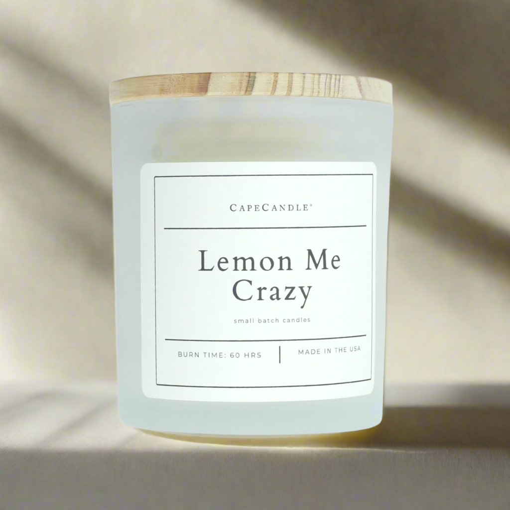 Lemon Me Crazy Small Batch Poured Candle