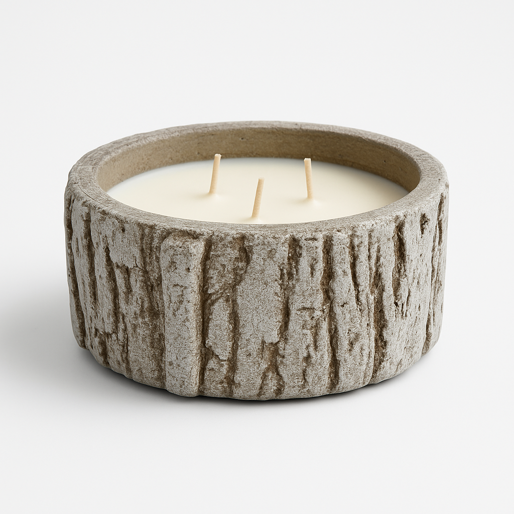 Wild Harvested Bayberry 13 oz White Woods 3-Wick Candle by Swan Creek Candle