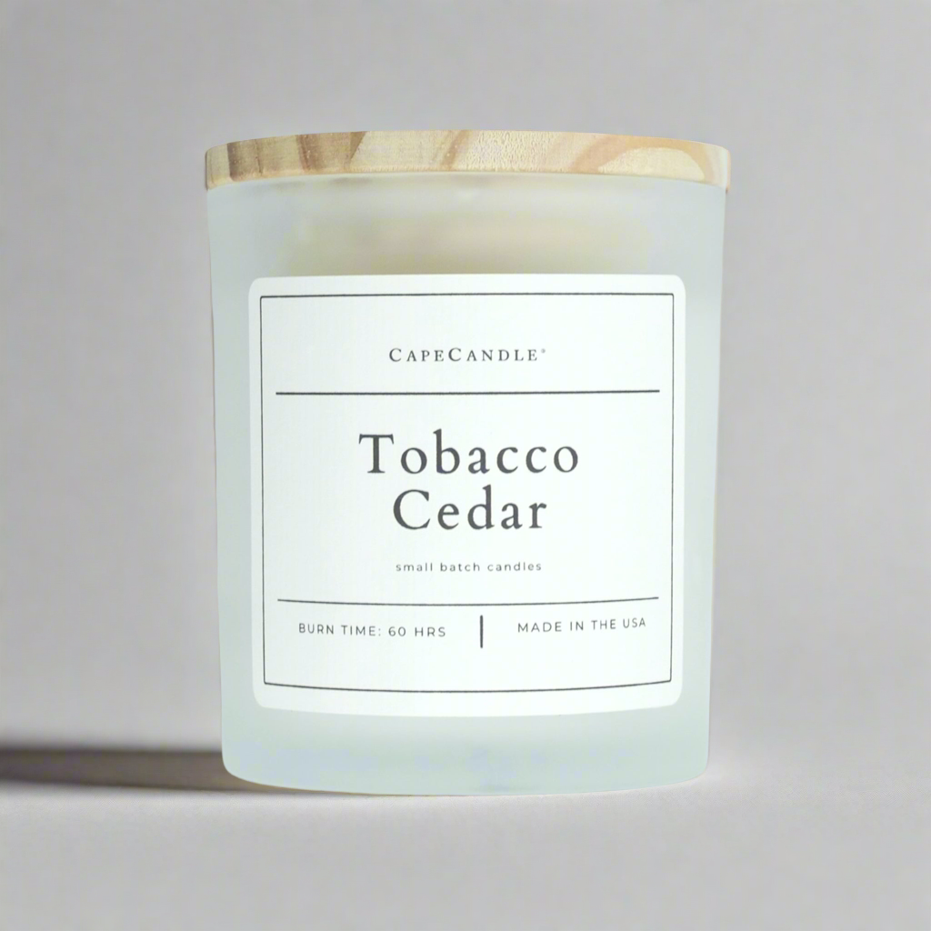 Tobacco & Cedarwood Small Batch Poured Candle