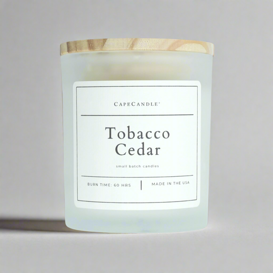 Tobacco & Cedarwood Small Batch Poured Candle