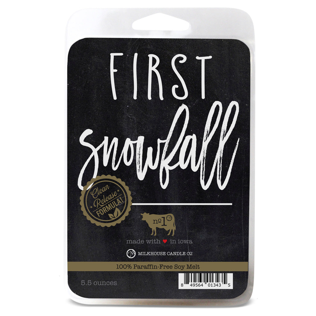 First Snowfall 5.5oz Fragrance Melt by Milkhouse Candle Co.