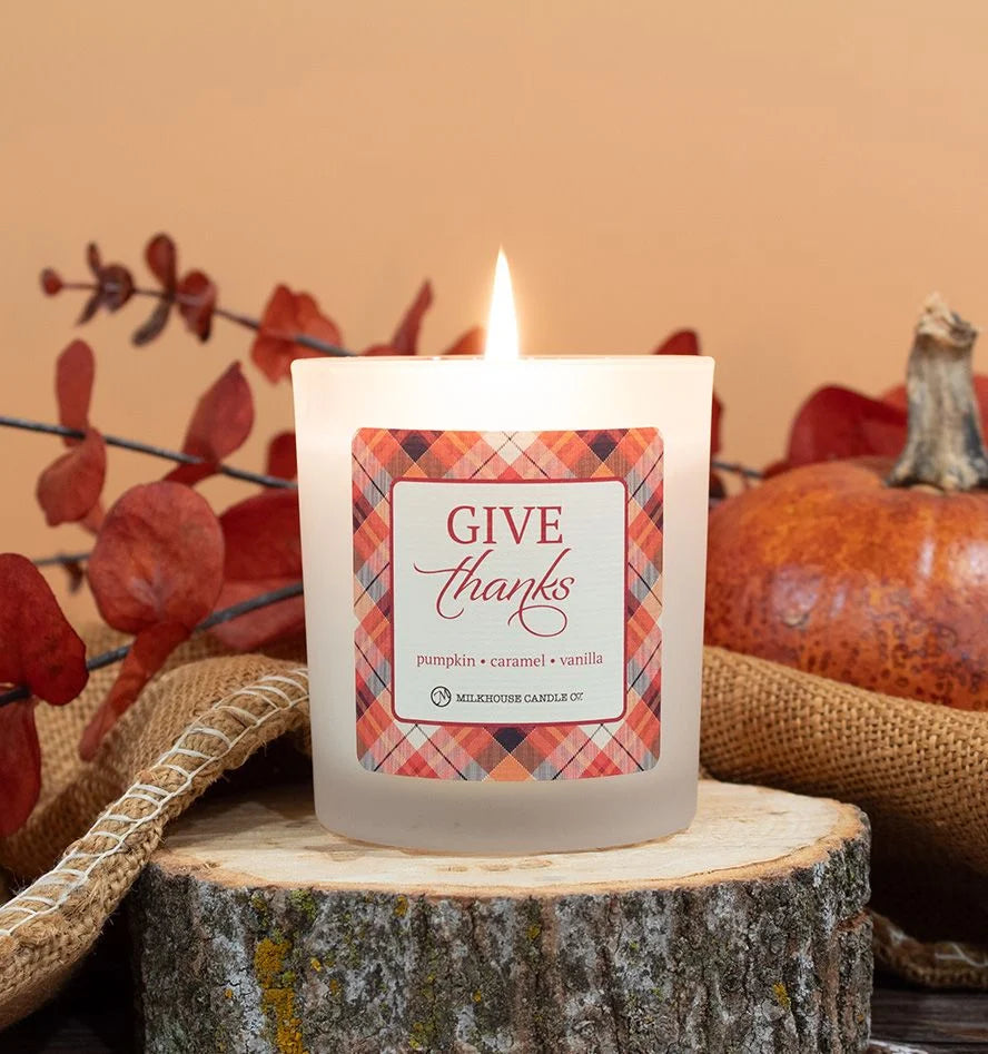 Give Thanks 6.5oz Limited Edition Candle by Milkhouse Candle Co.