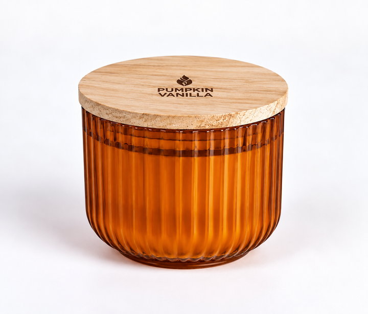 Pumpkin Vanilla Cathedral Bowl Soy Candle