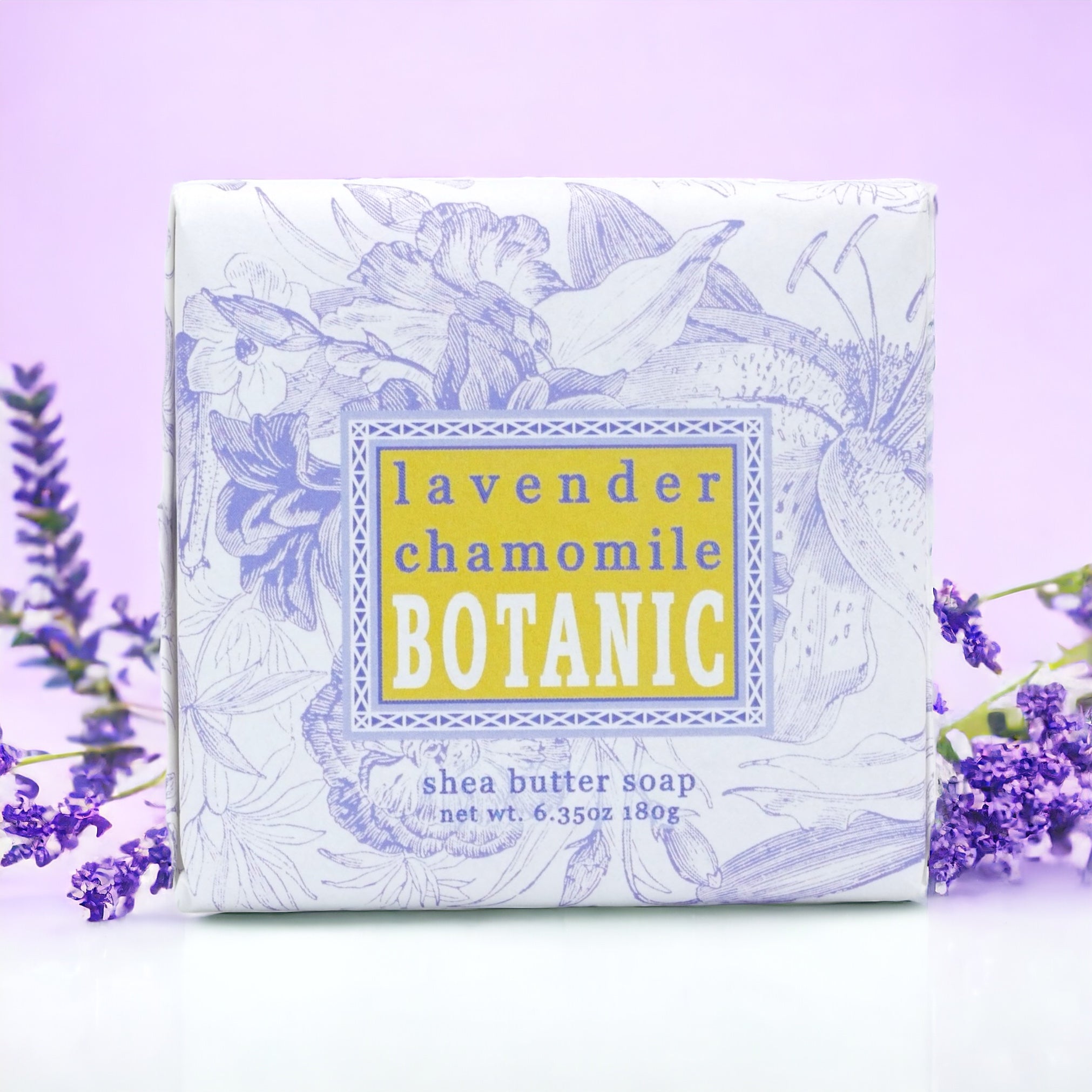 Lavender Chamomile Shea Butter Spa Soap by Greenwich Bay Trading Co.