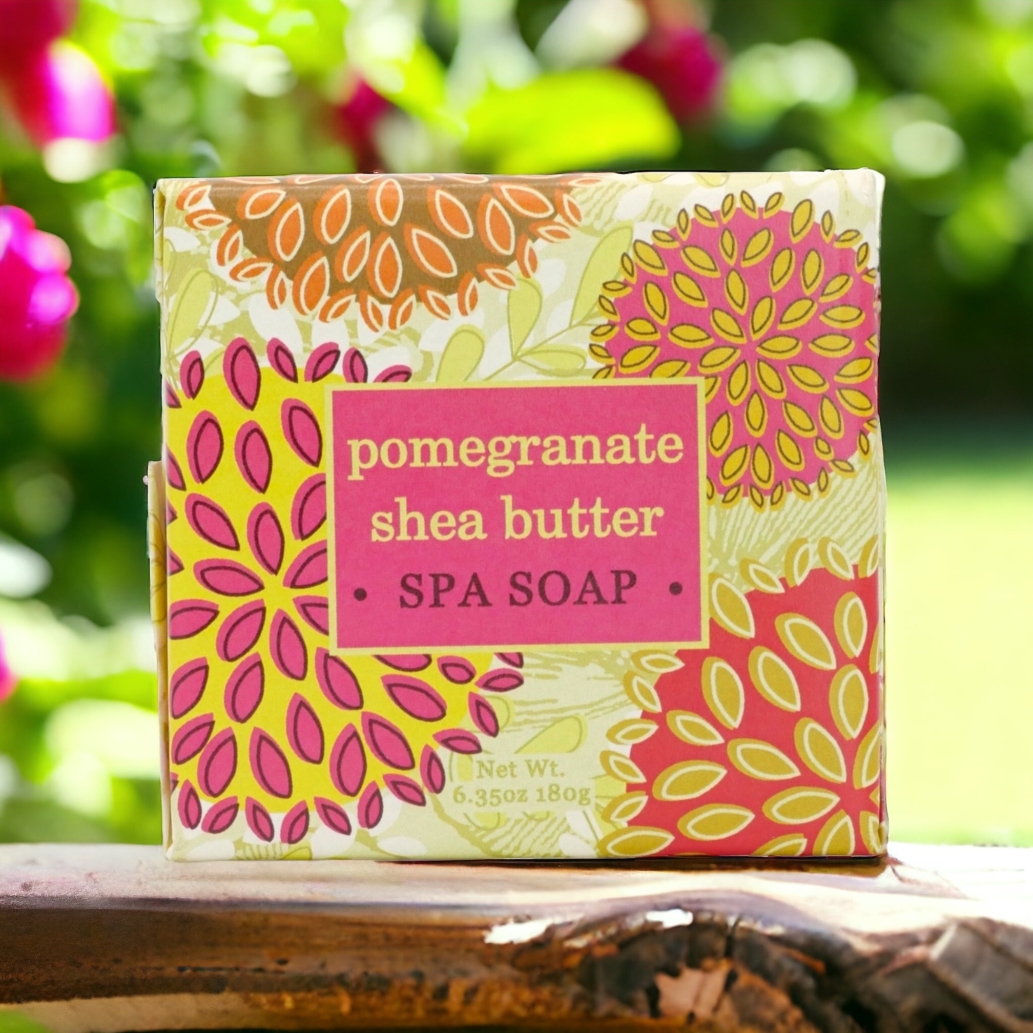 Pomegranate Shea Butter Spa Soap by Greenwich Bay Trading Co.