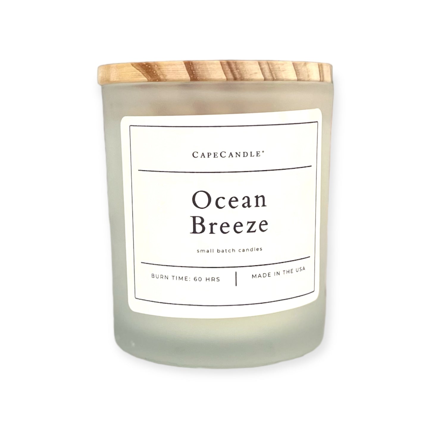 Ocean Breeze Small Batch Poured Candle