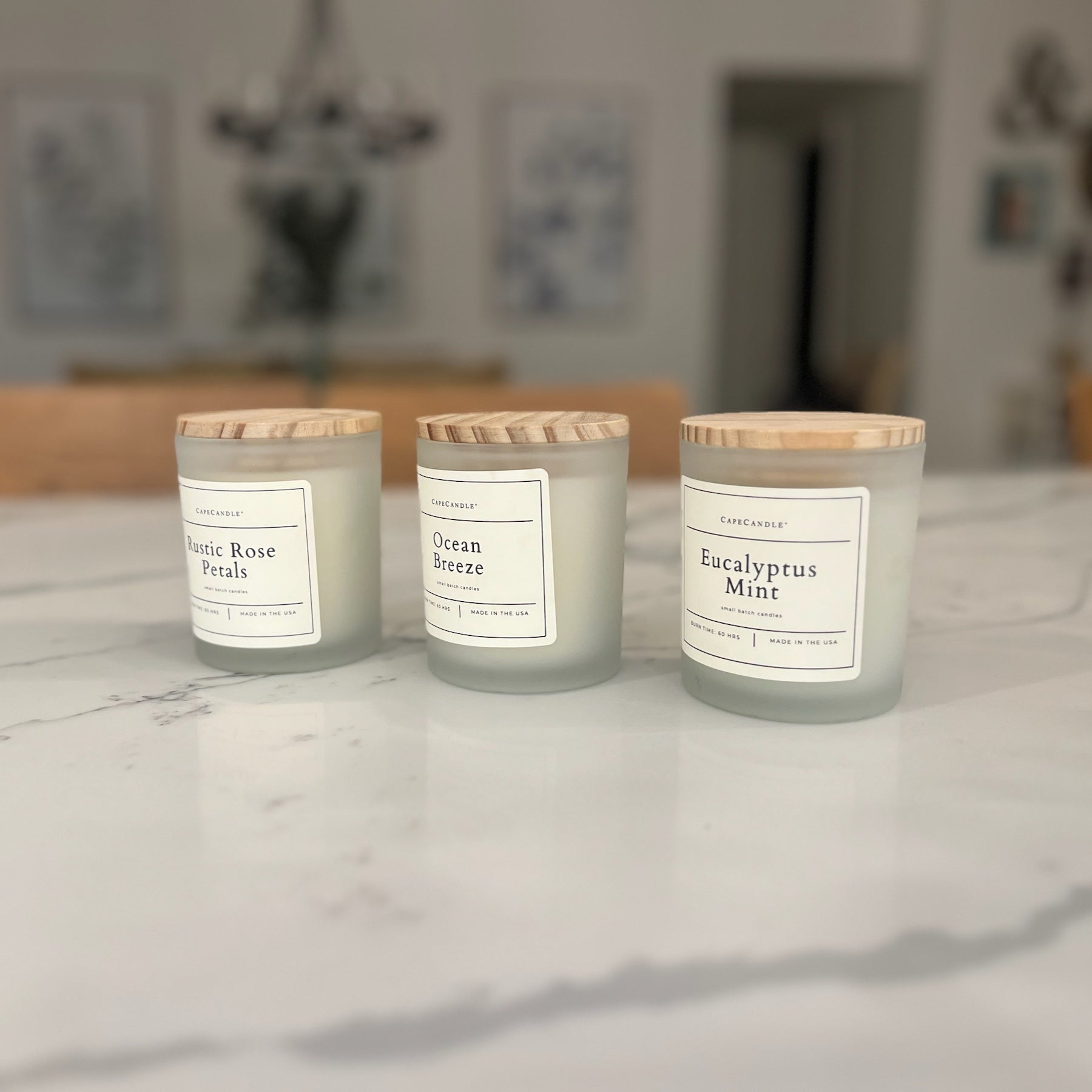 Ocean Breeze Small Batch Poured Candle