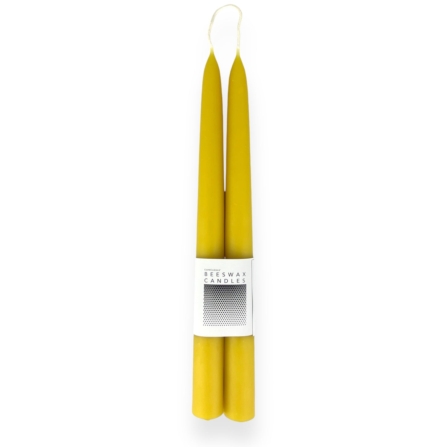 Hand-Dipped Beeswax Taper Candles (1 Pair) by Cape Candle