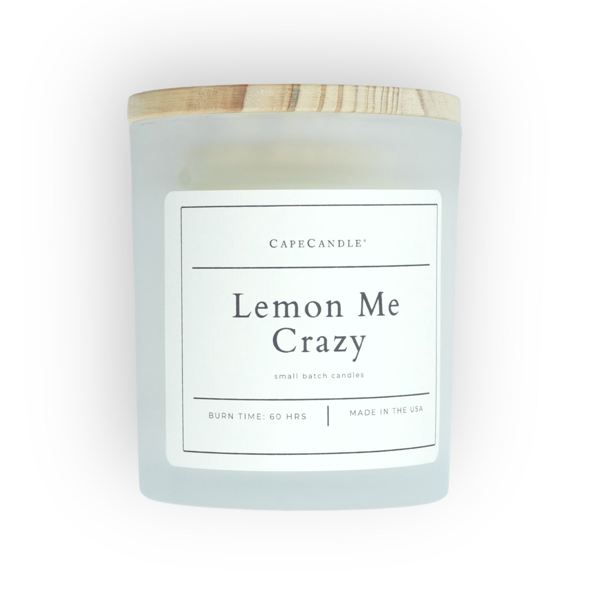 Lemon Me Crazy Small Batch Poured Candle