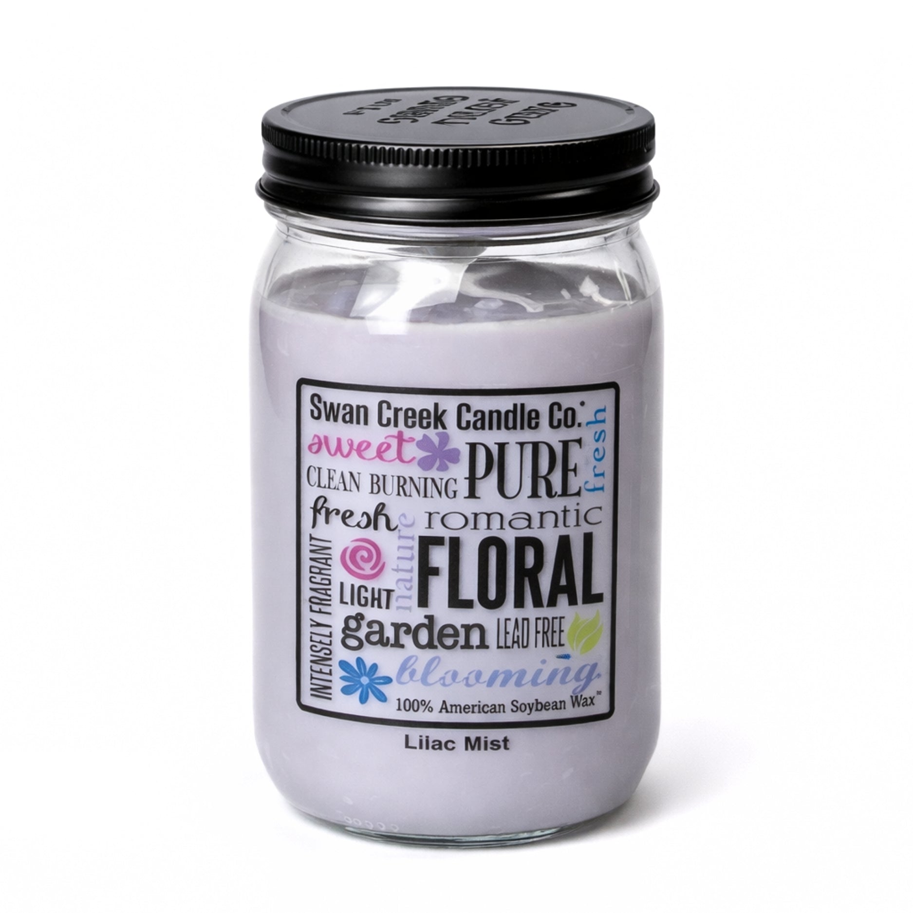 Swan Creek Candle - Lilac Mist | 100% Soy Wax | 24oz Pantry Jar