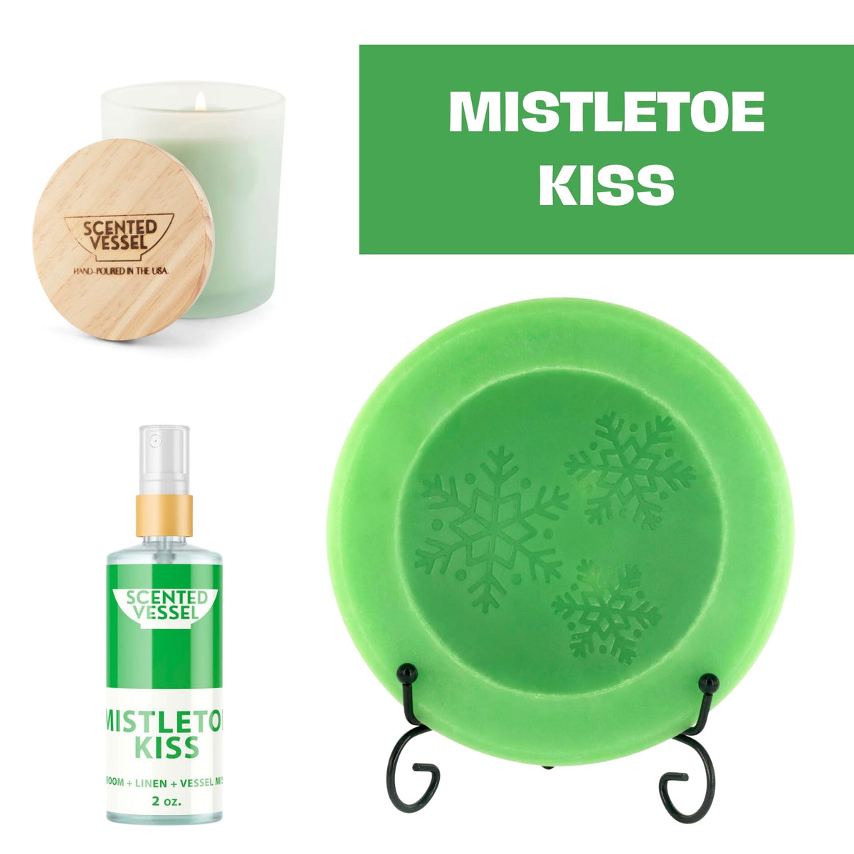 Scented Vessel Mistletoe Kiss Bundle