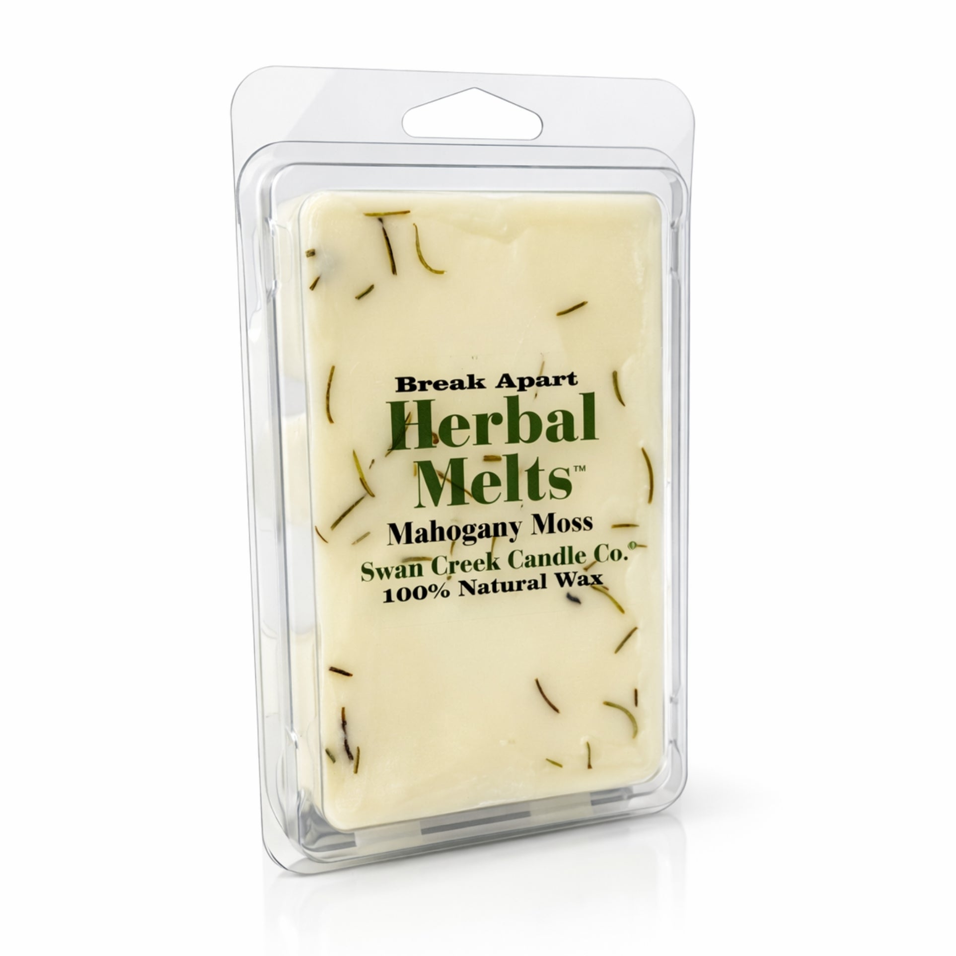 Herbal Melts wax melt packaging with visible brand name on a white background