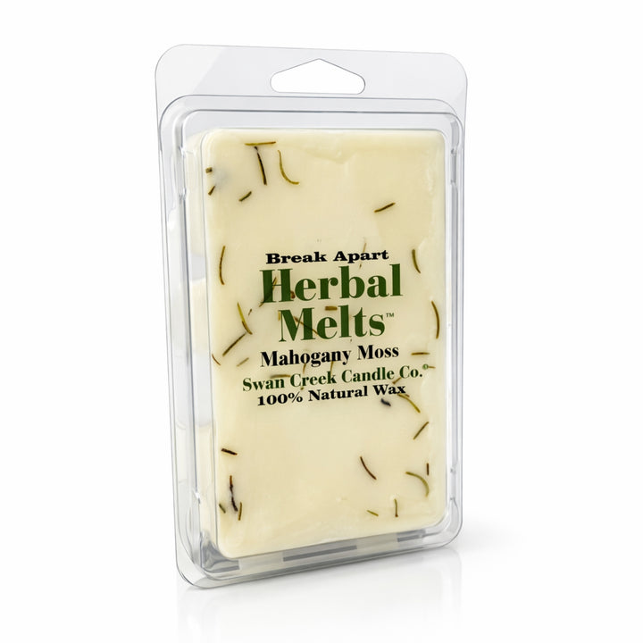 Herbal Melts wax melt packaging with visible brand name on a white background
