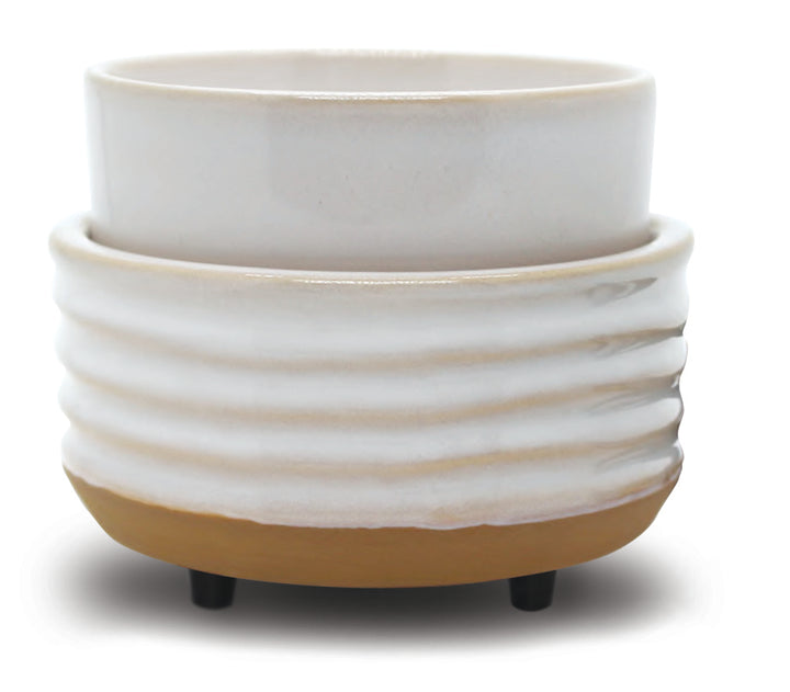 Ivory Wave - Wax Warmer for Scented Wax Melts